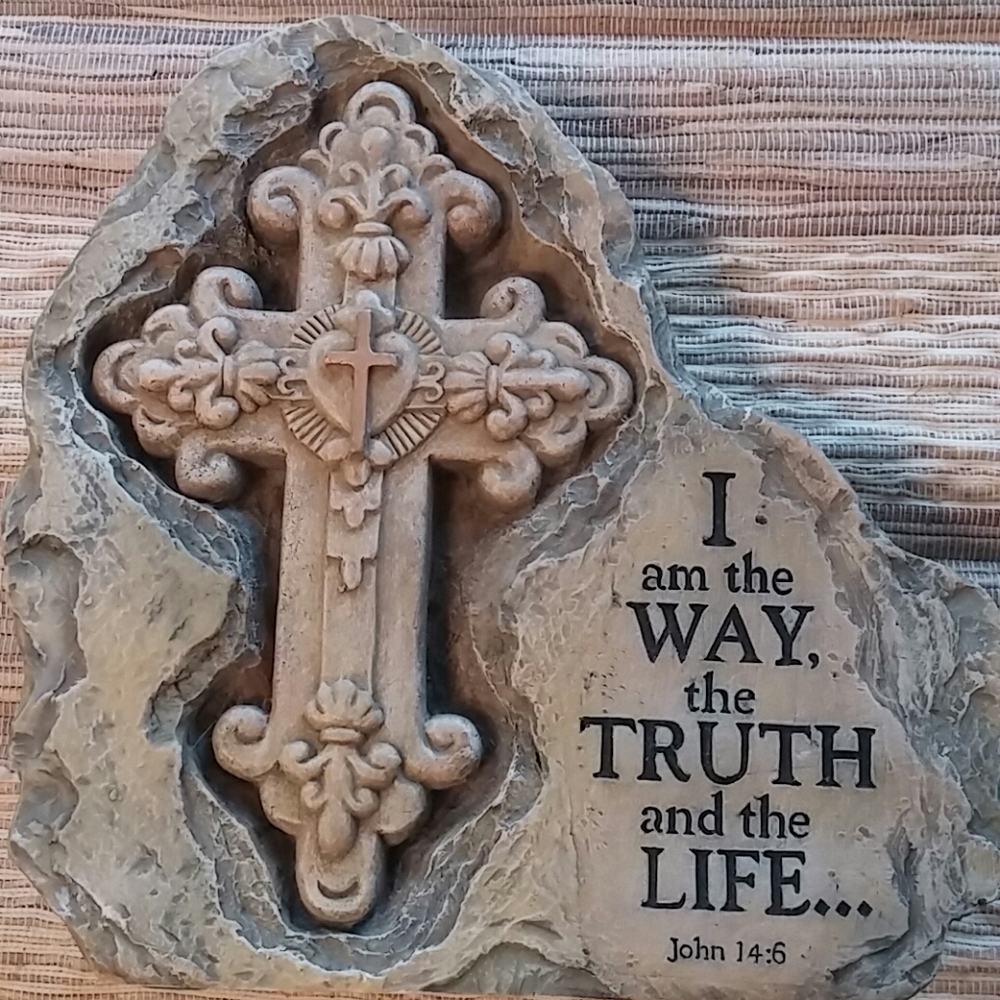 Bible Verse John 14:6 resin Paperweight table top